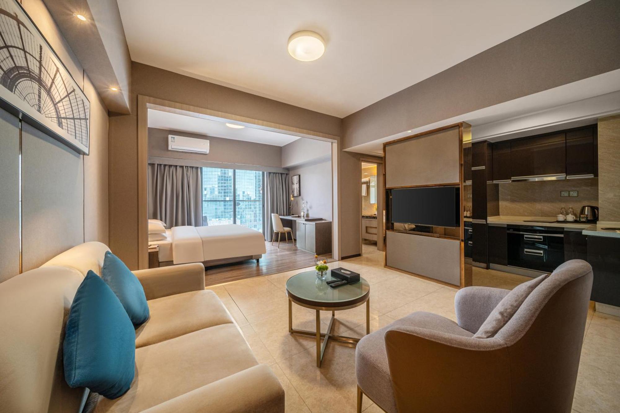Foshan Poltton International Serviced Apartment-Canton Fair Free Shuttle Bus Exterior photo